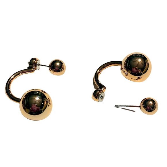 Unique Earrings! Gold Toned! Light Weight! - Picture 1 of 4